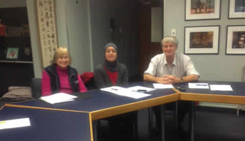 Ruth, Mai and  Greg  at the  2013  AGM 